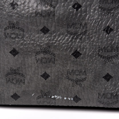 MCM Visetos Medium Liz Reversible Shopper Tote Phantom Grey 15 of 19