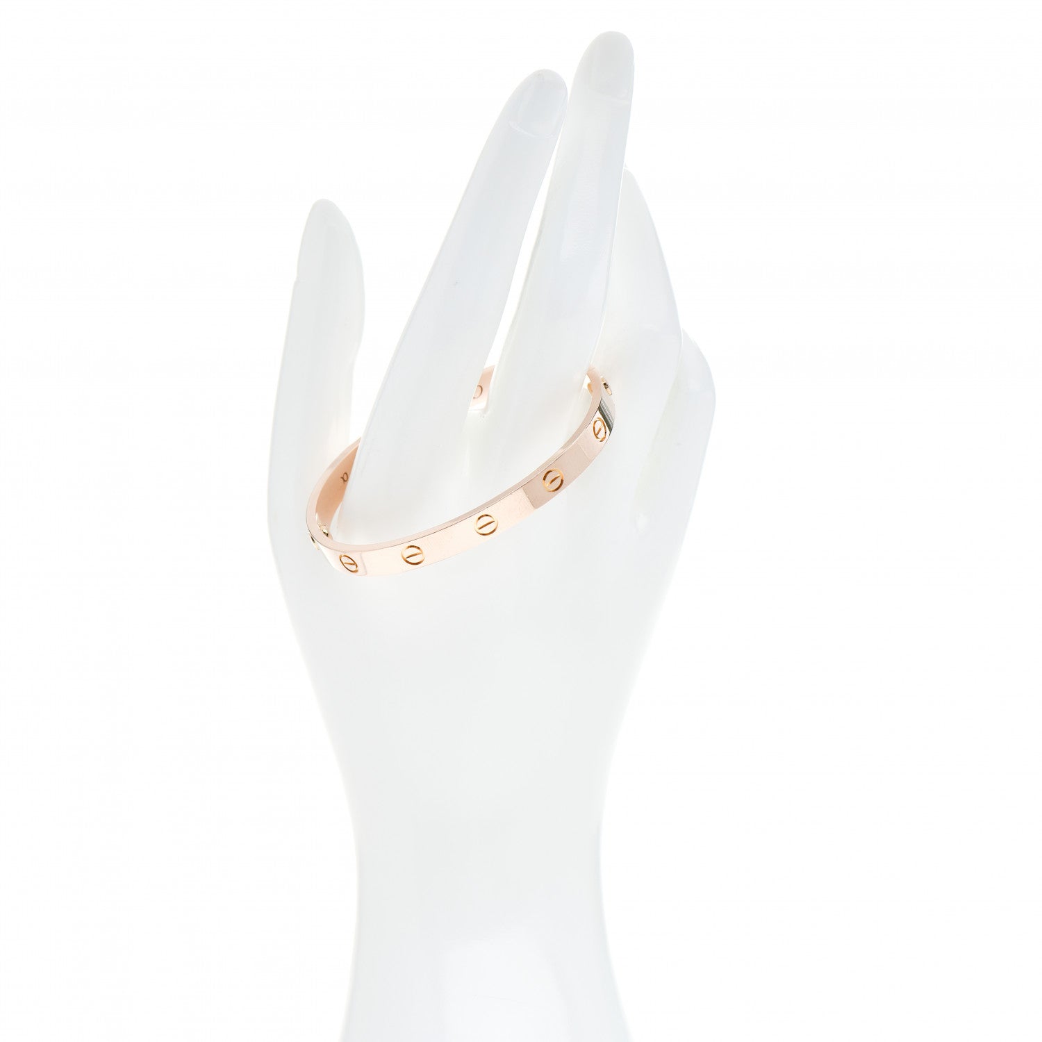 Cartier 18K Pink Gold LOVE Bracelet 17 2 of 4