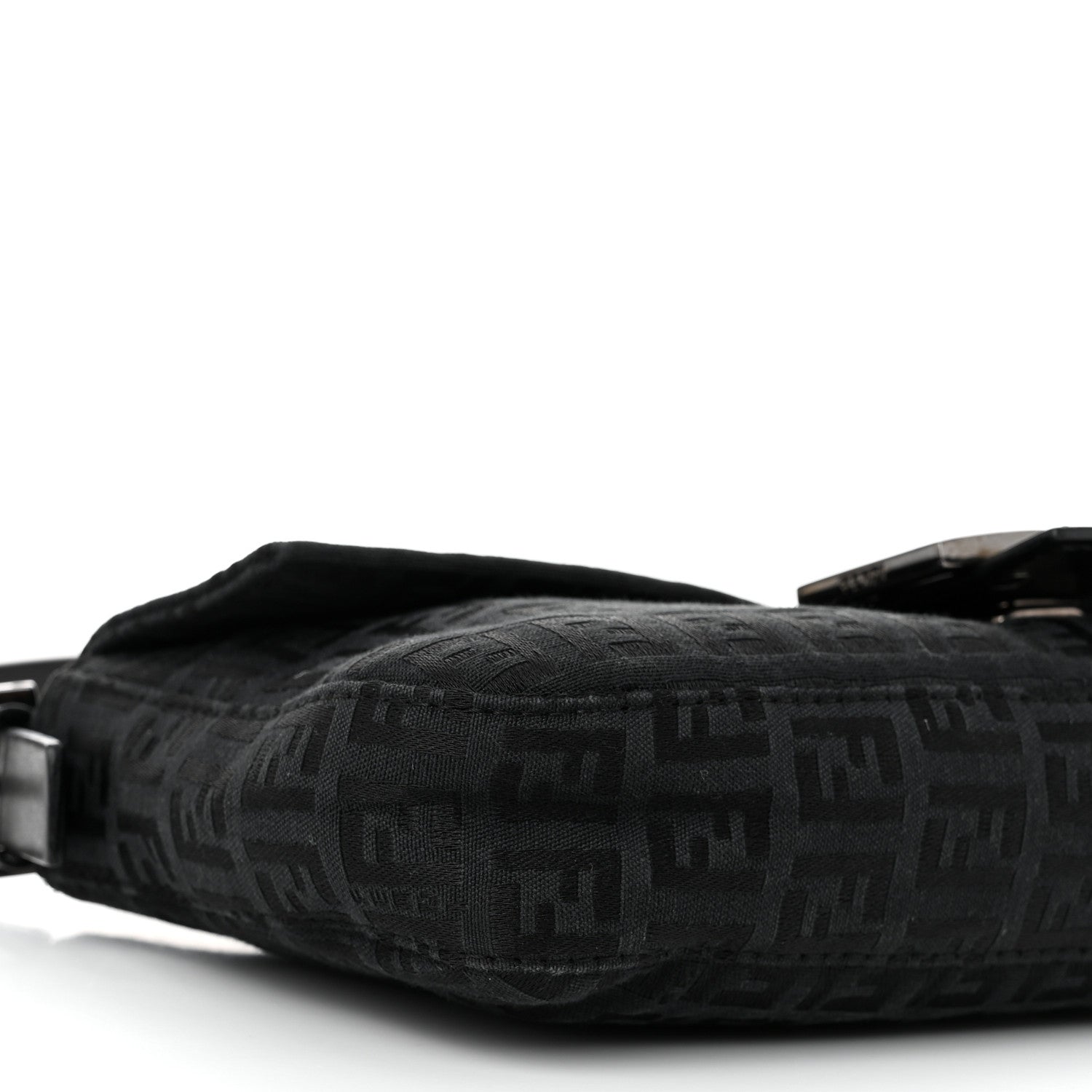 Fendi Zucchino Baguette Black 8 of 11