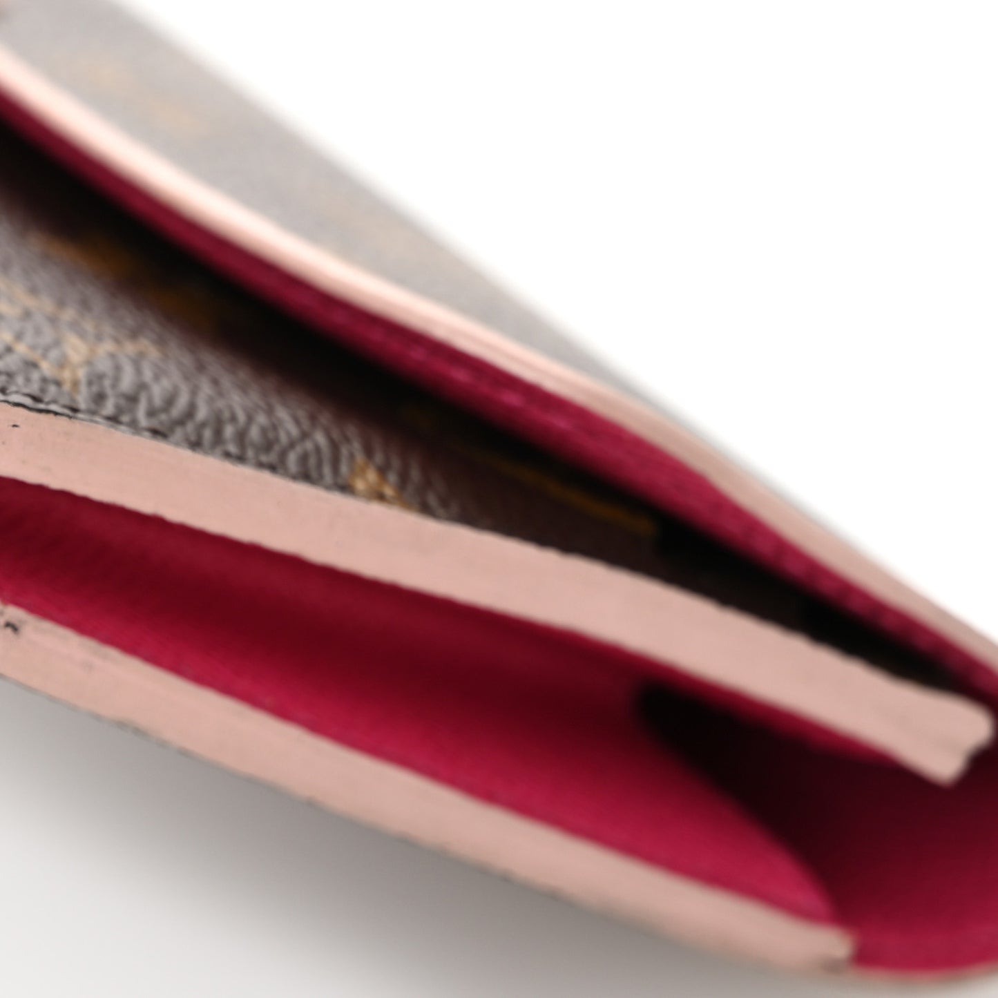 Monogram Bloom Flower Emilie Wallet Fuchsia