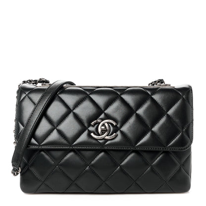 Chanel Lambskin Quilted Medium Trendy CC Flap Black 1 of 12