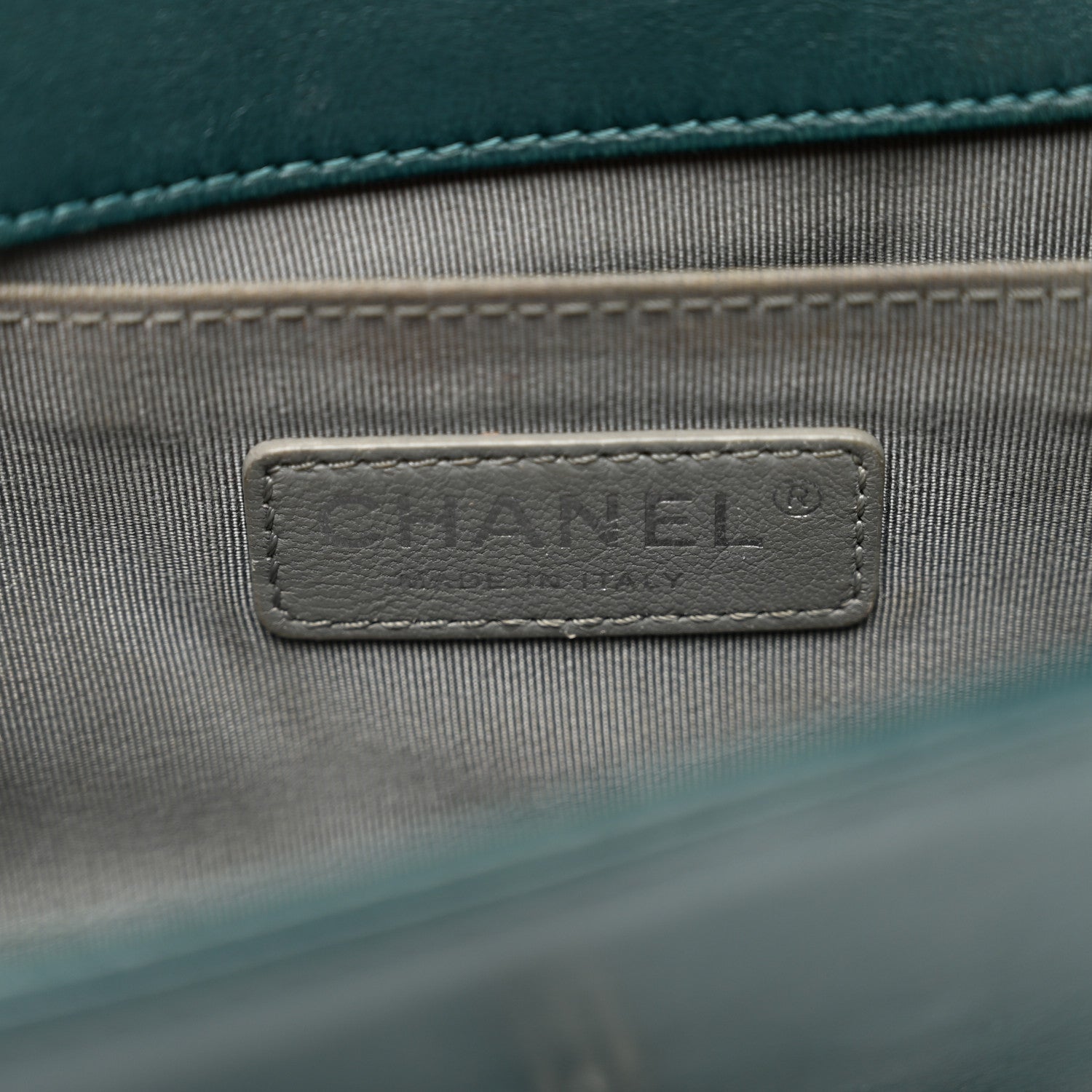 Chanel Velvet Quilted Small Boy Flap Turquoise 6 of 12