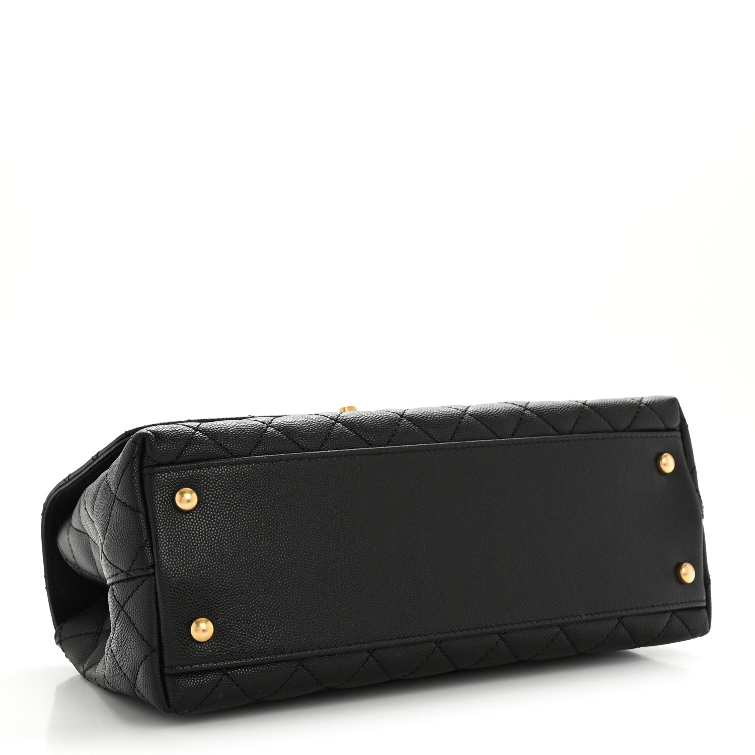 Chanel Caviar Quilted Small Coco Chain Handle Flap Black 4 of 13