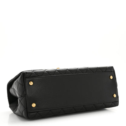 Chanel Caviar Quilted Small Coco Chain Handle Flap Black 4 of 13