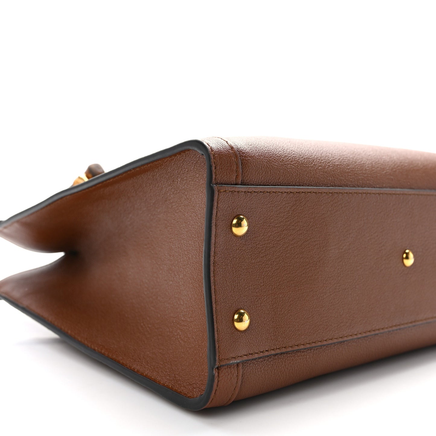 Wonka Grain Calfskin Small Diana Tote Bag Cuir