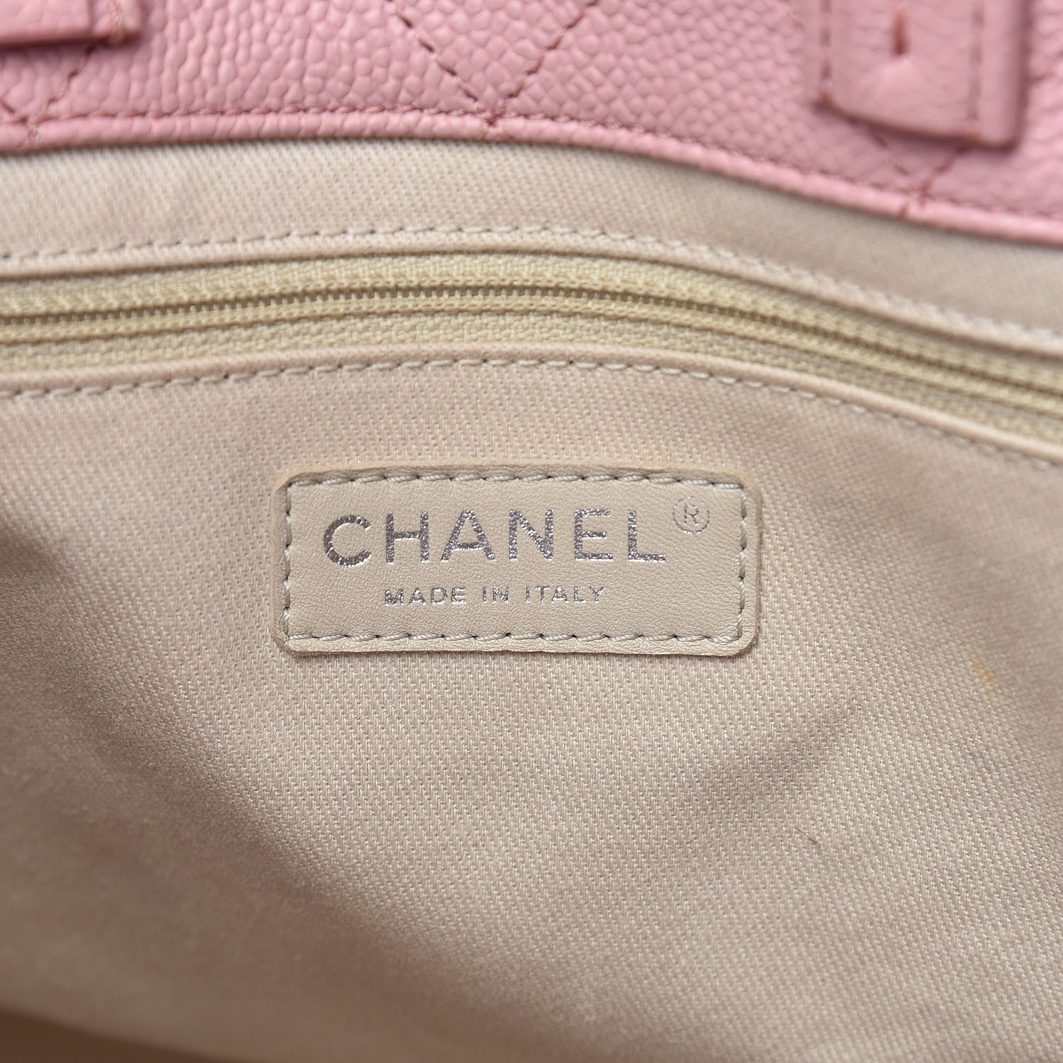 Chanel Grained Calfskin Small CC Pocket Tote Pink 10 of 12