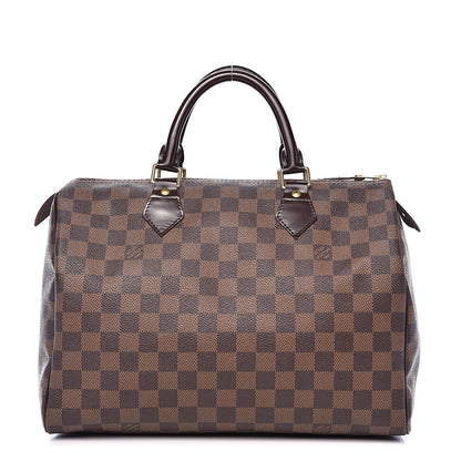 Louis Vuitton Damier Ebene Speedy 30 1 of 11