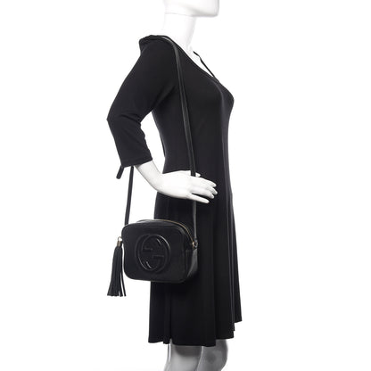 Gucci Pebbled Calfskin Small Soho Disco Bag Black 2 of 14
