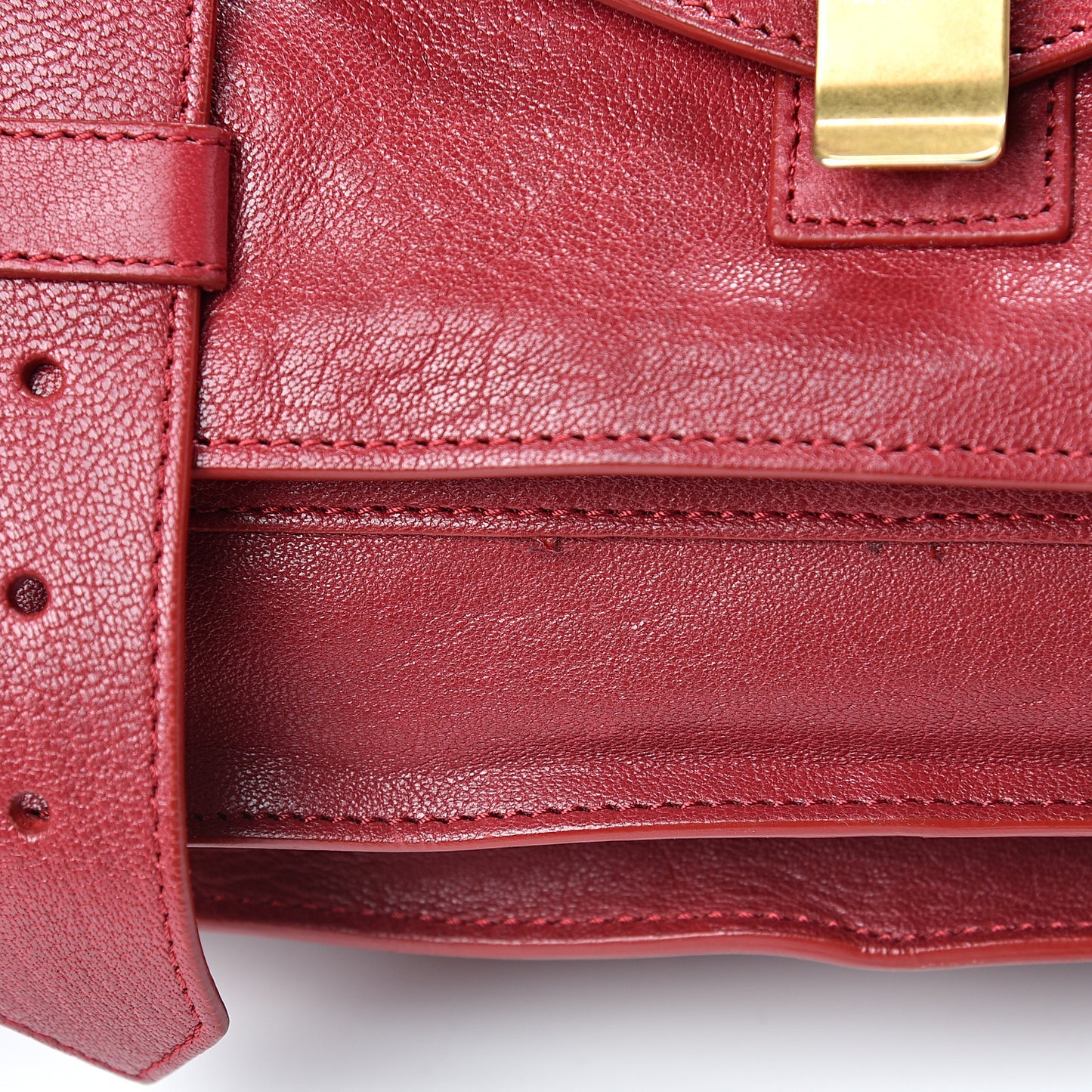Lambskin Extra Large PS1 Satchel Chianti