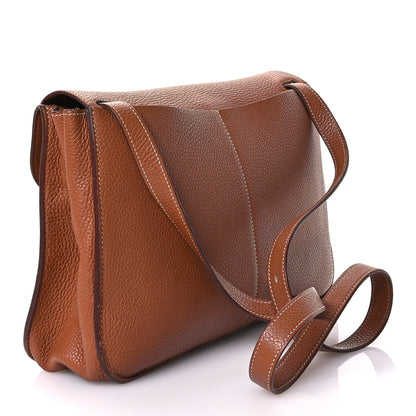 Hermes Taurillon Clemence Halzan 31 Gold 3 of 14