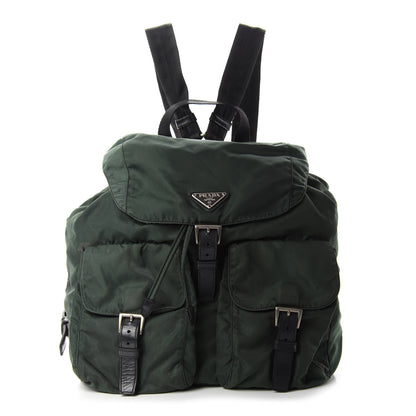 Prada Nylon Vela Large Backpack Green 1 of 15
