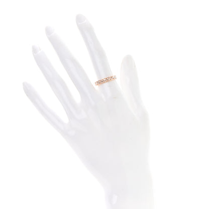 Tiffany 18K Rose Gold Diamond Metro Rose Cut Eternity Band Ring 51 5.75 2 of 5