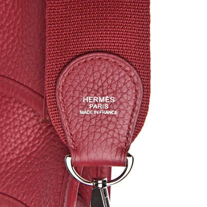 Hermes Taurillon Clemence Evelyne III PM Rubis 10 of 10