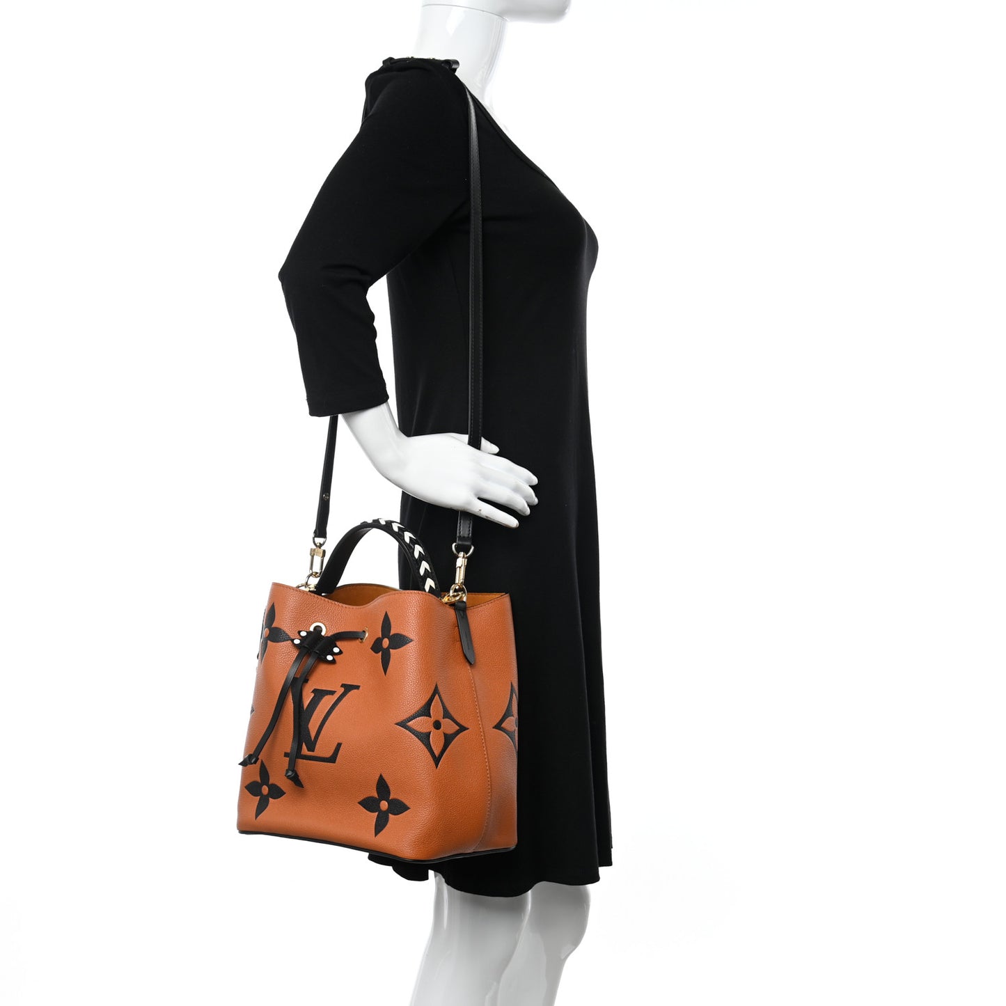 Empreinte Monogram Giant Crafty Neonoe MM Caramel Black