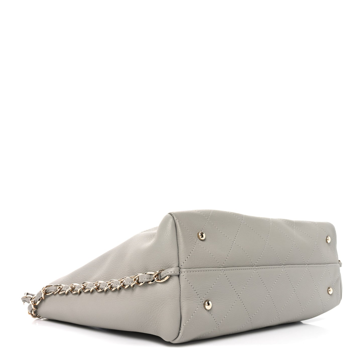 Bullskin Stitched Medium Shopping Bag Grey