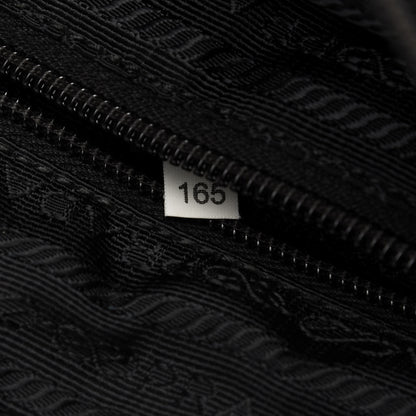 Prada Tessuto Nylon Saffiano Flat Messenger Bag Black 9 of 9