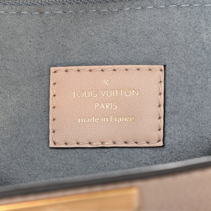Louis Vuitton Calfskin Monogram On My Side PM Greige 6 of 9