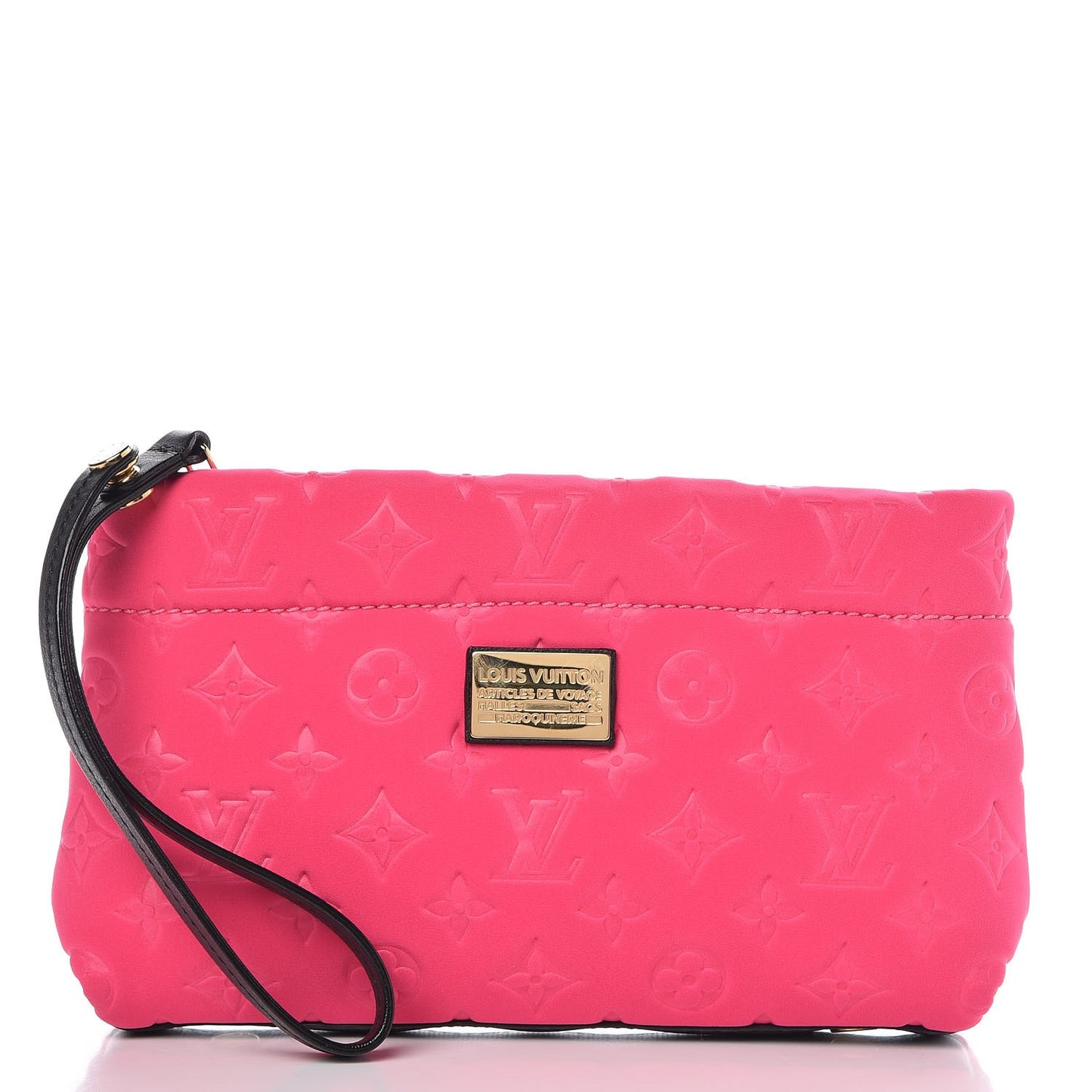 Monogram Scuba Clutch Pochette Fuchsia