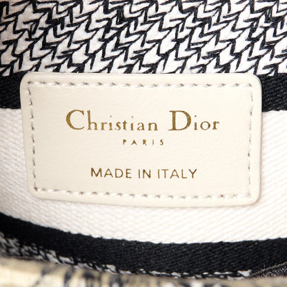 Christian Dior Canvas Embroidered Jardin Botanique Medium Lady D-Lite White Multicolor 6 of 10