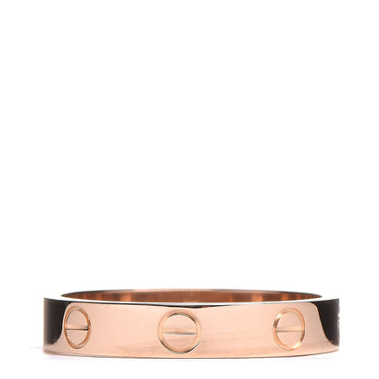 Cartier 18K Pink Gold 3.5mm LOVE Wedding Band Ring 56 7.5 3 of 6