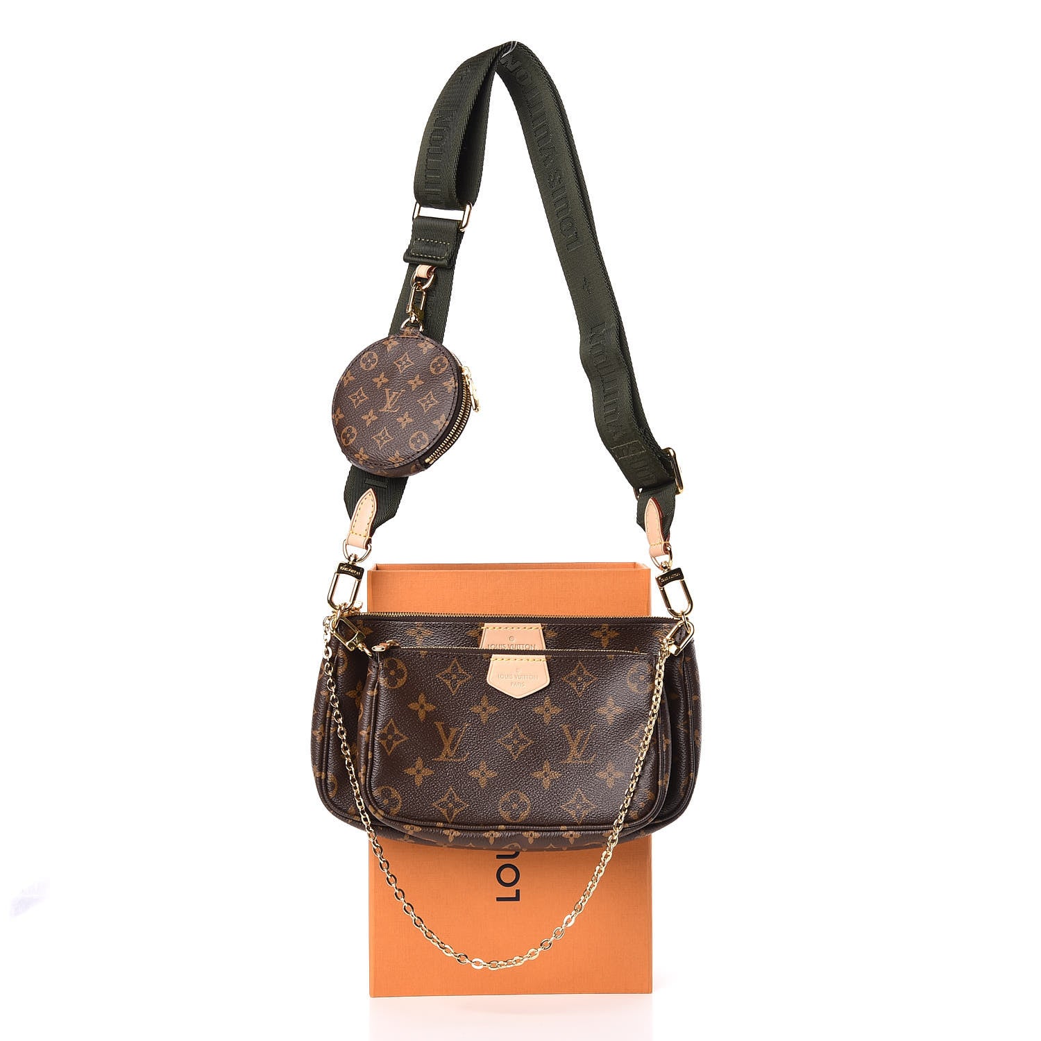 Louis Vuitton Monogram Multi Pochette Accessories Kaki 12 of 12
