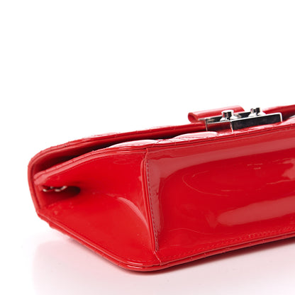 Christian Dior Patent Cannage Miss Dior Promenade Pouch Red 8 of 10