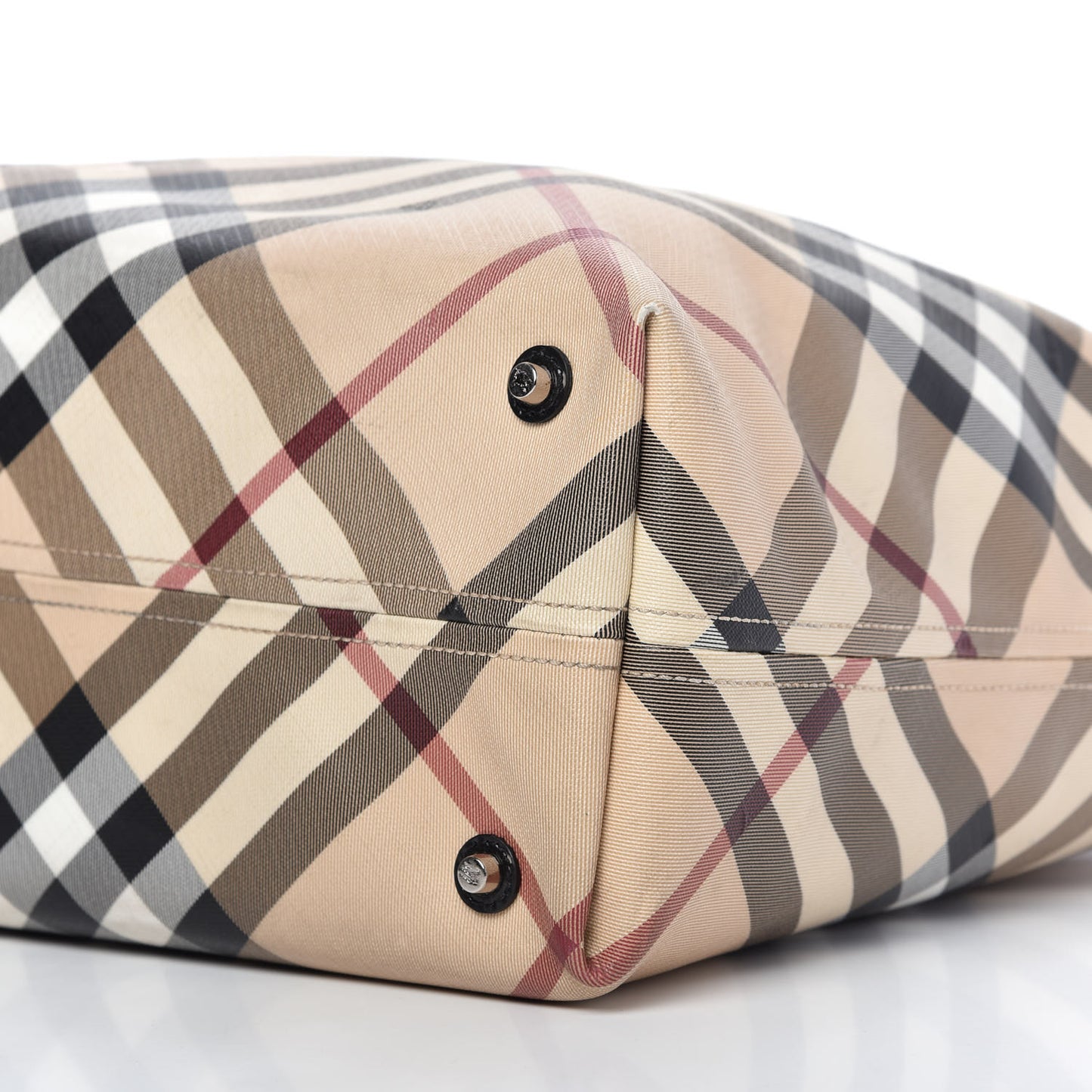 Nova Check Large Nickie Tote Black