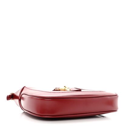 Gucci Boarded Dyana Lux Calfskin Mini Jackie 1961 Hobo New Cherry Red 4 of 9
