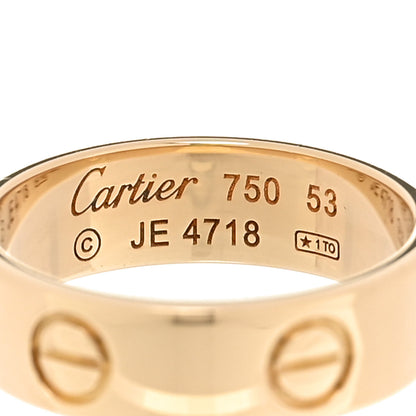 Cartier 18K Yellow Gold 5.5mm LOVE Ring 53 6.25 4 of 5