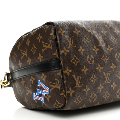 Louis Vuitton Monogram My World Tour Speedy Bandouliere 30 Black 9 of 11