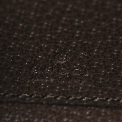 Gucci GG Supreme Monogram Textured Dollar Calfskin Web Ophidia Zip Around Card Case Wallet Beige Ebony New Acero 6 of 6