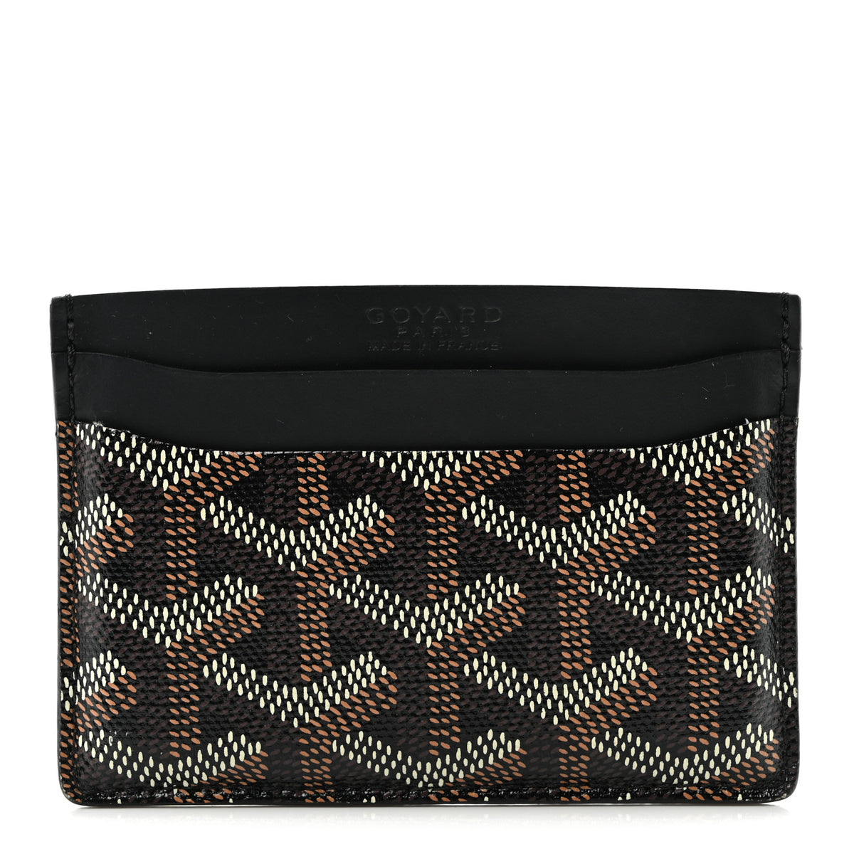 Goyard Goyardine Saint Sulpice Card Holder Black 1 of 6