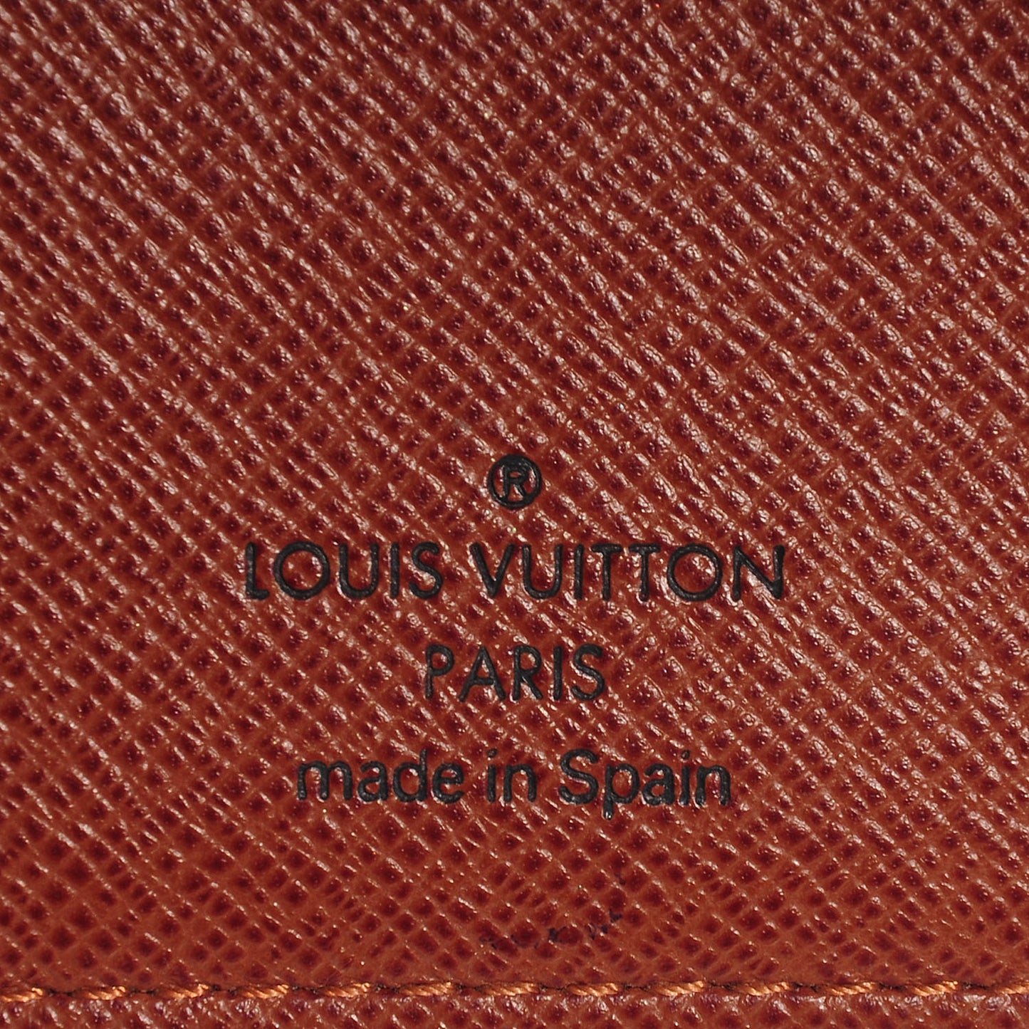 Monogram Pocket Agenda Cover
