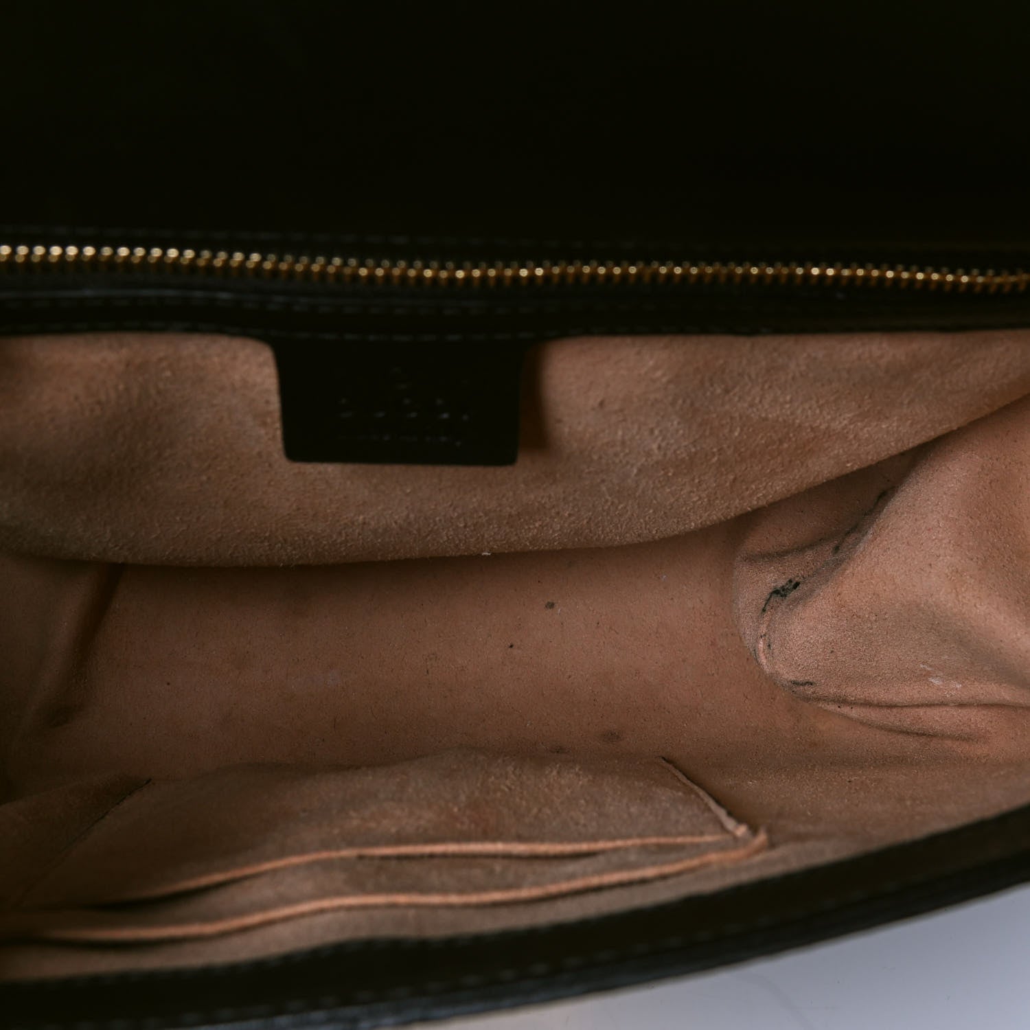 Gucci Guccissima Medium Padlock Shoulder Bag Black 4 of 5