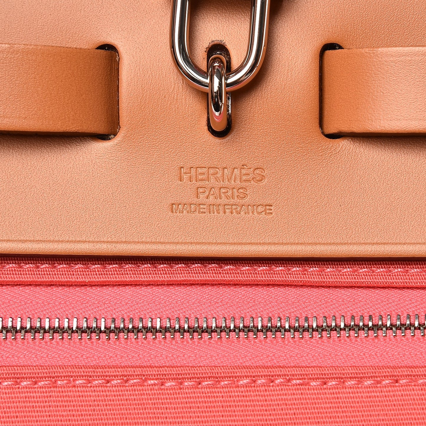 Vache Hunter Toile Herbag Zip 31 PM Rose Azalee Natural