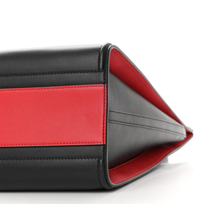 Alexander McQueen Calfskin The Tall Story Shoulder Bag Black Red 9 of 9