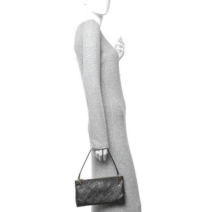 Louis Vuitton Shimmery Empreinte Pochette Sevres Gun Metal 2 of 9