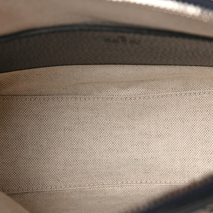 Gucci GG Supreme Monogram Textured Dollar Calfskin Web Small Ophidia Dome Shoulder Bag Beige Blue 5 of 8