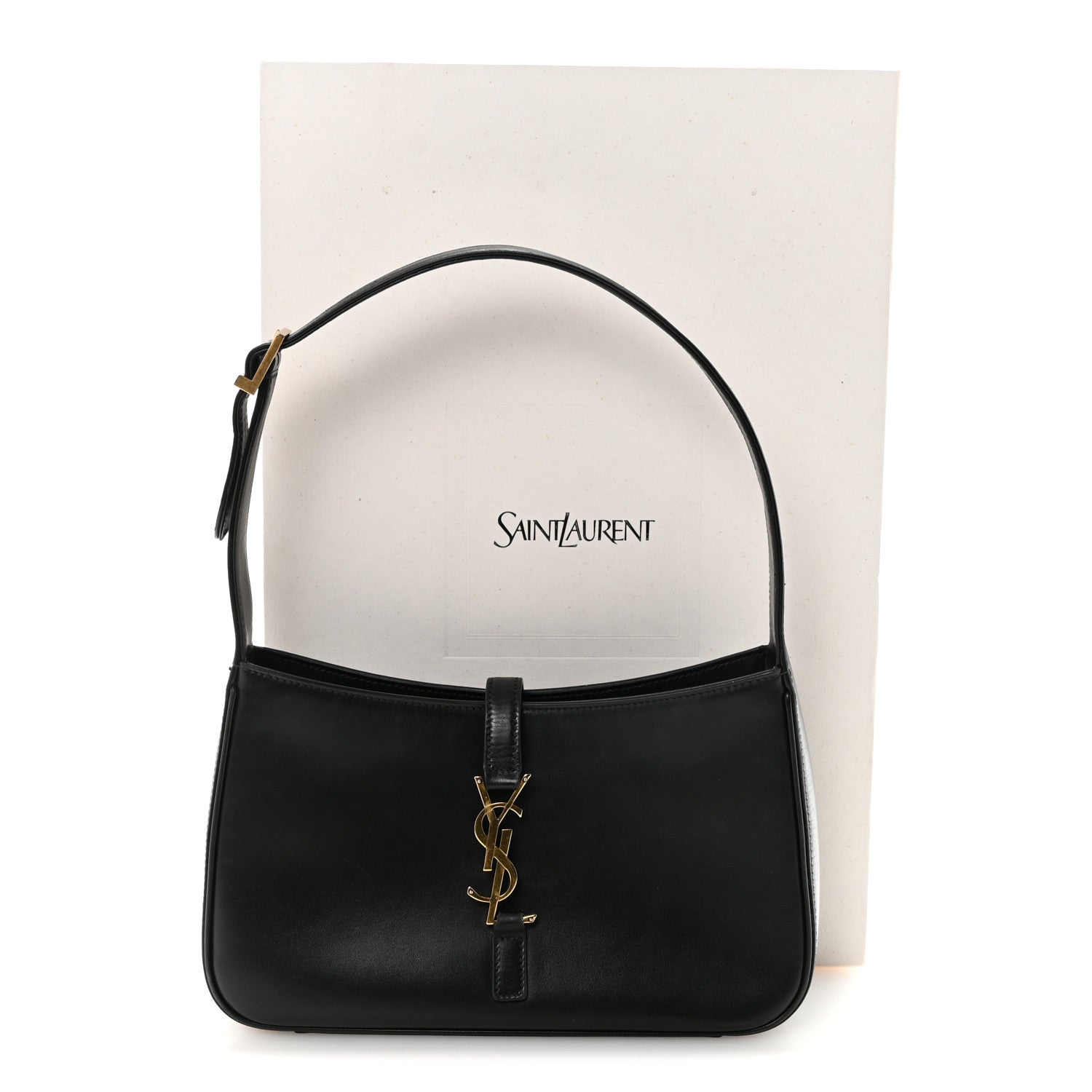 Saint Laurent Smooth Calfskin Le 5 A 7 Hobo Black 10 of 10