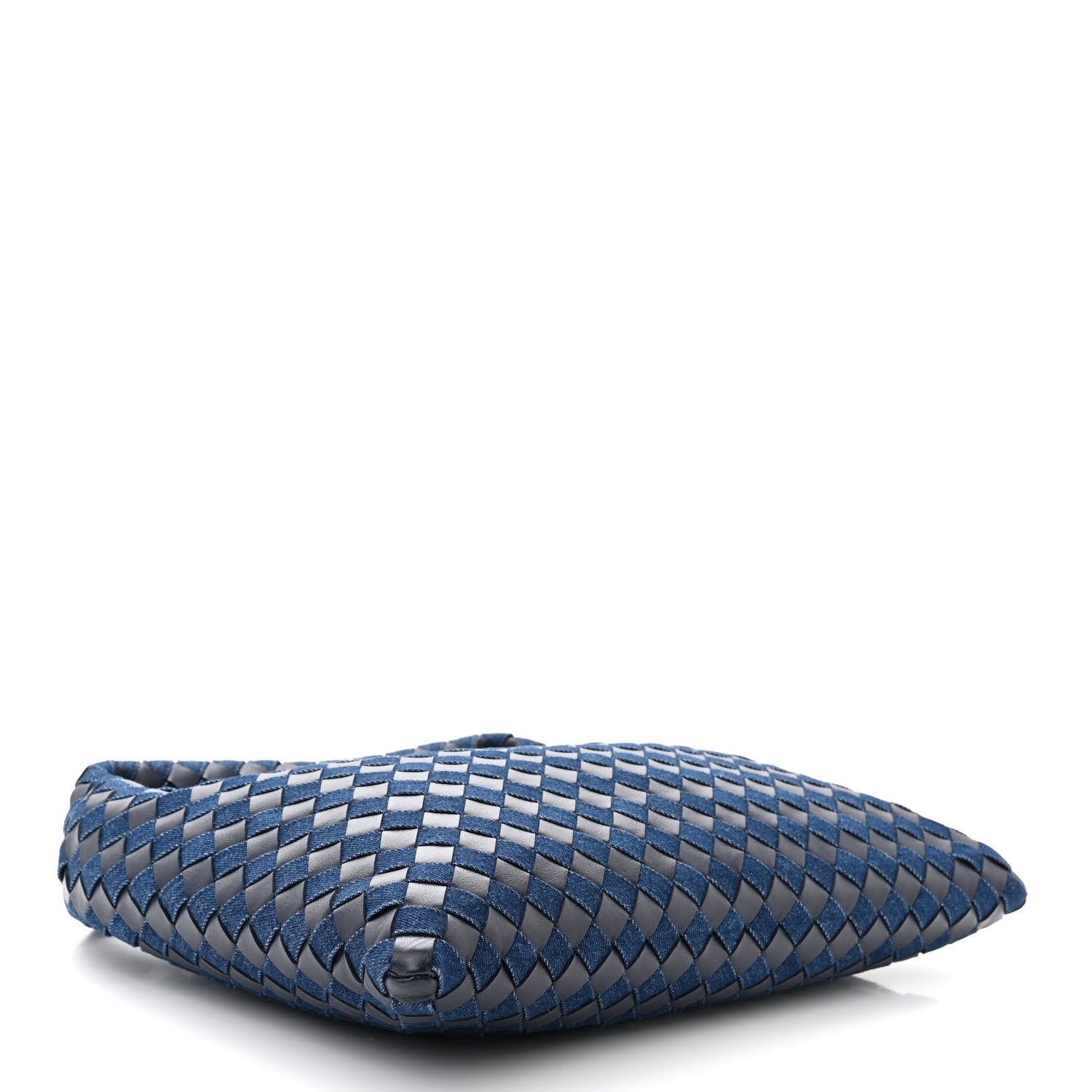 Bottega Veneta Denim Calfskin Intrecciato Small Hop Abyss Indigo 3 of 9