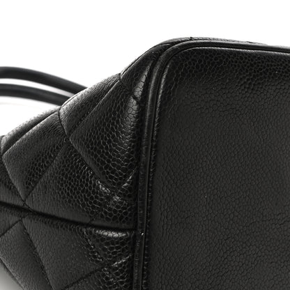 Chanel Caviar Quilted Medallion Tote Black 23 of 24