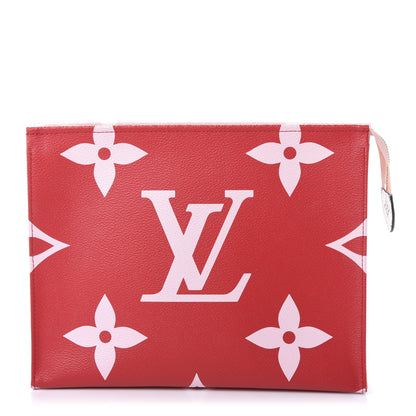 Louis Vuitton Monogram Giant Toiletry Pouch 26 Rouge 1 of 10