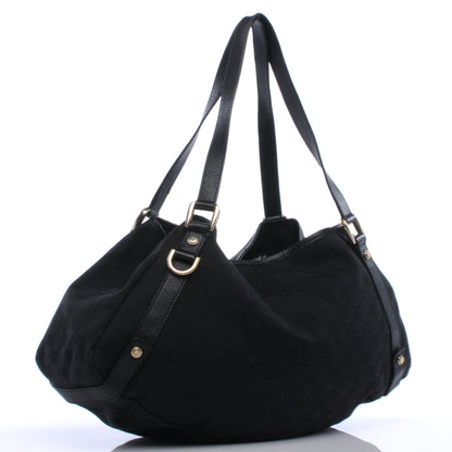 Gucci Monogram Medium Abbey Shoulder Bag Black 3 of 7