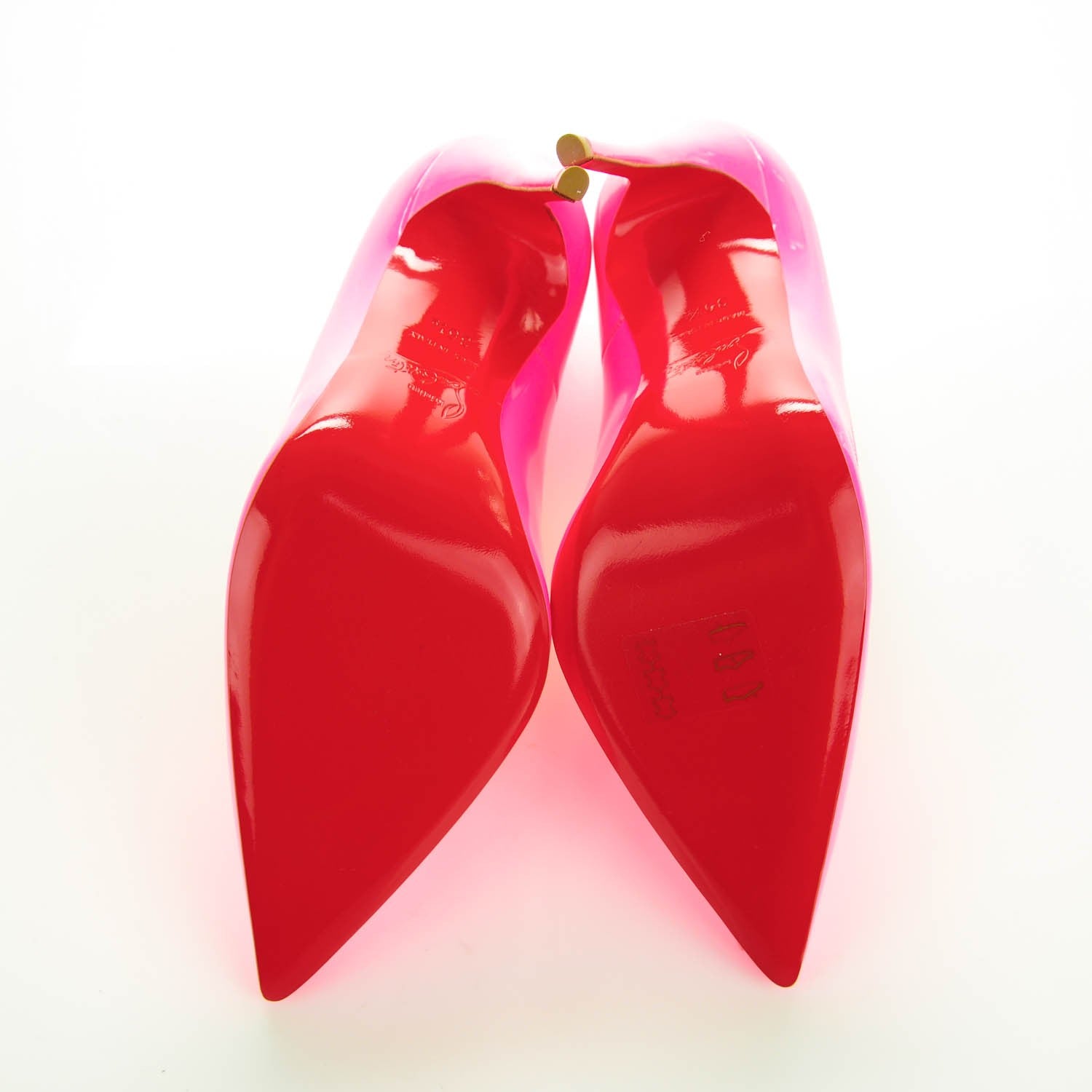 Christian Louboutin Patent So Kate 120 Pumps 35.5 Shocking Pink 5 of 8