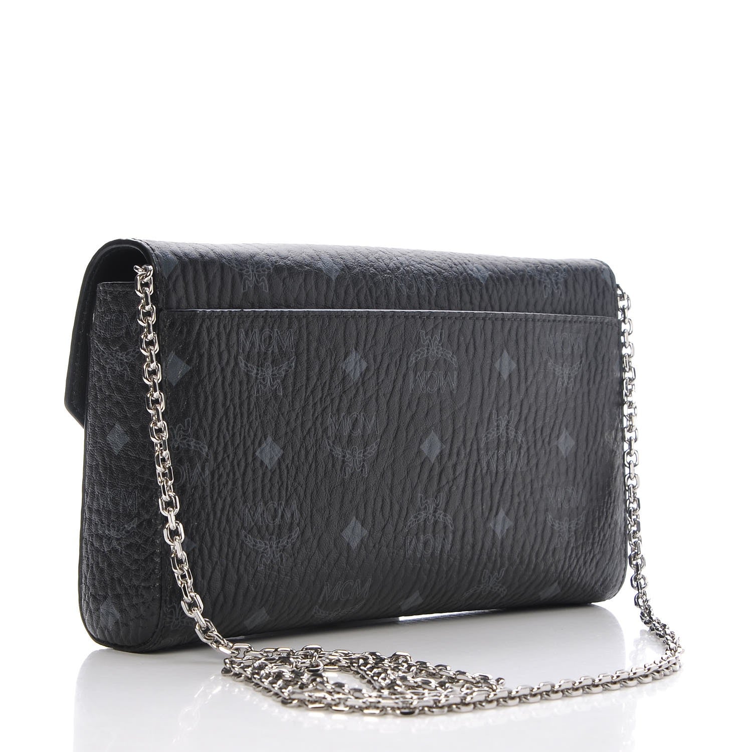 MCM Visetos Small Millie Crossbody Bag Black 3 of 8
