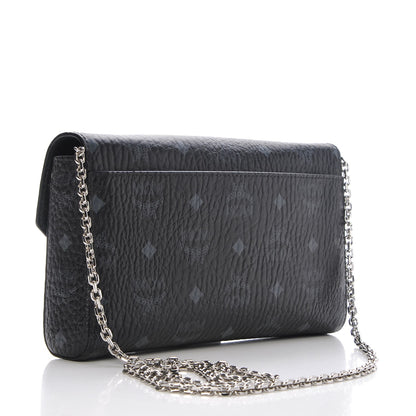 MCM Visetos Small Millie Crossbody Bag Black 3 of 8