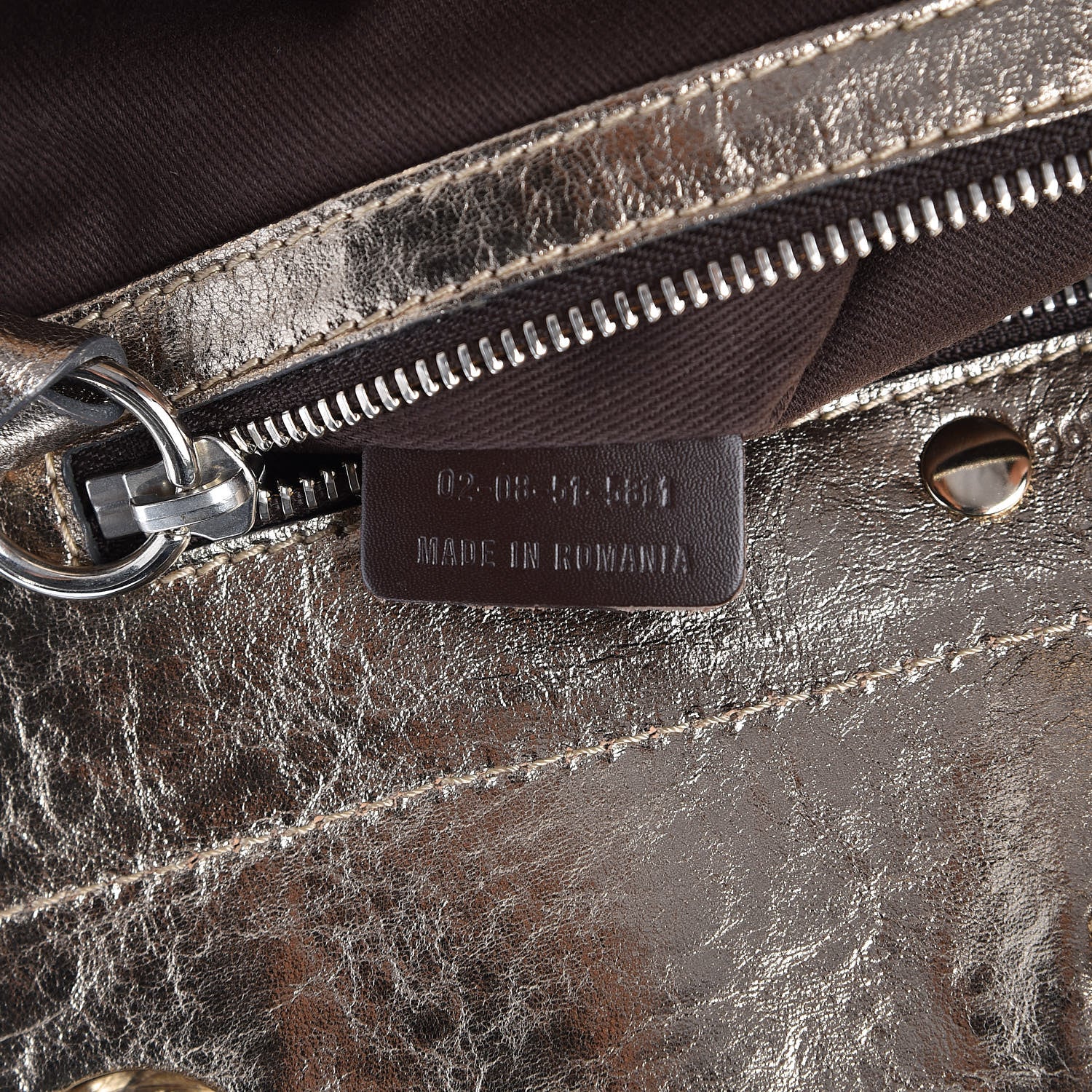 Chloe Metallic Calfskin Odessa Bag Gold 7 of 10
