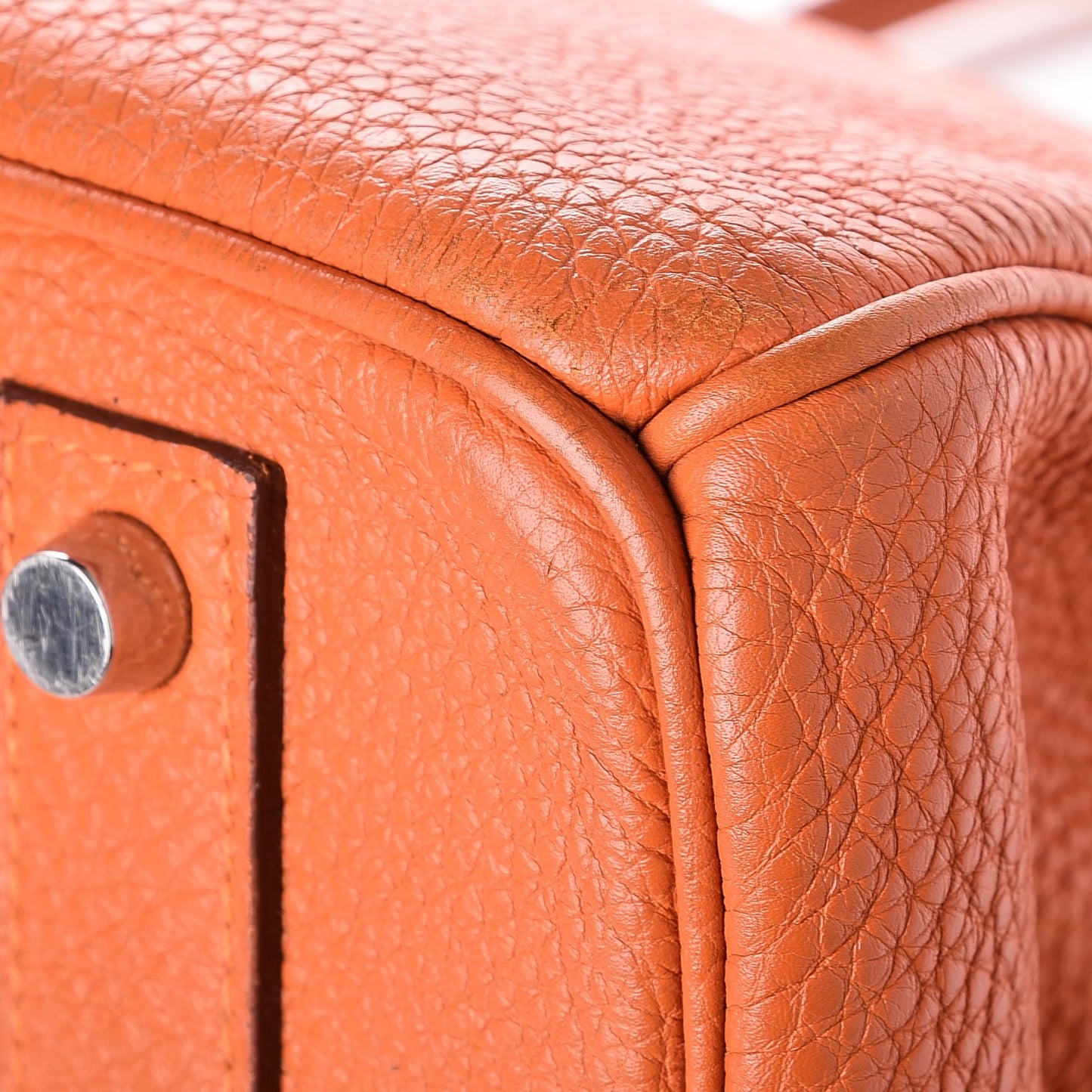 Taurillon Clemence Birkin 40 Orange