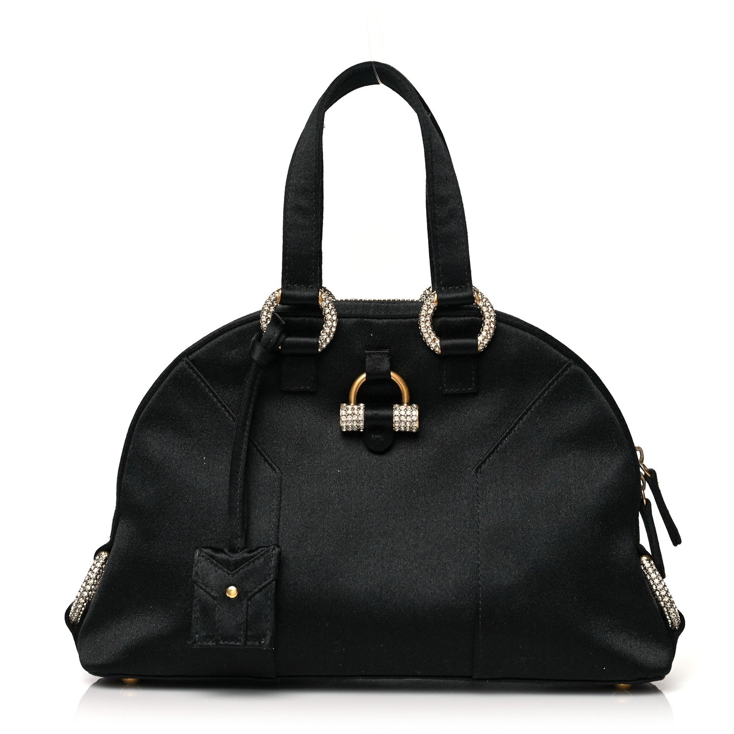 Satin Crystal Mini Muse Black
