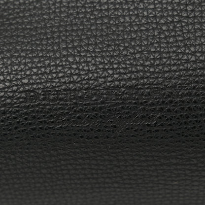 Burberry Grainy Calfskin Haymarket Check Medium Reversible Tote Black 9 of 23
